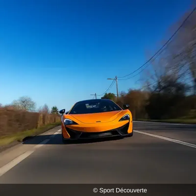 Pilotage sur Route en McLaren 540 C près de Besançon