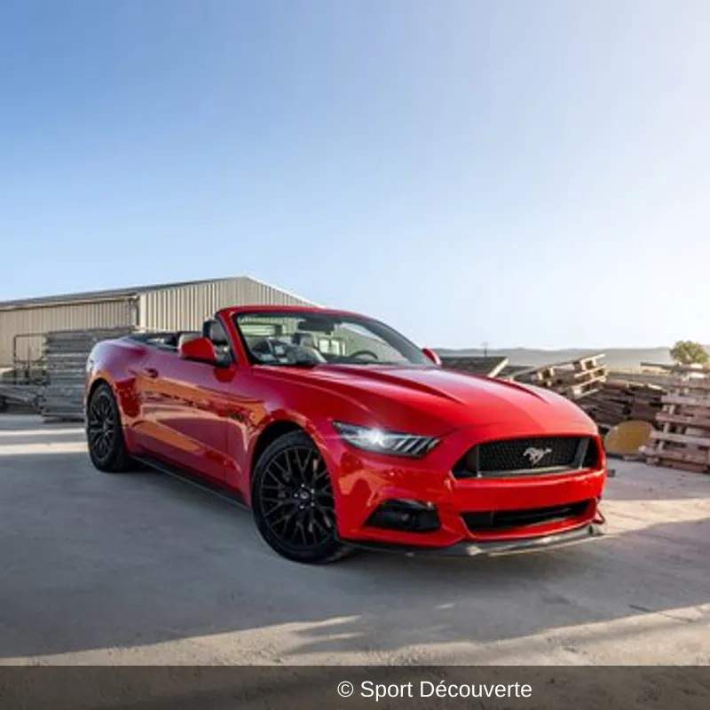 Pilotage sur Route en Mustang GT près de Besançon