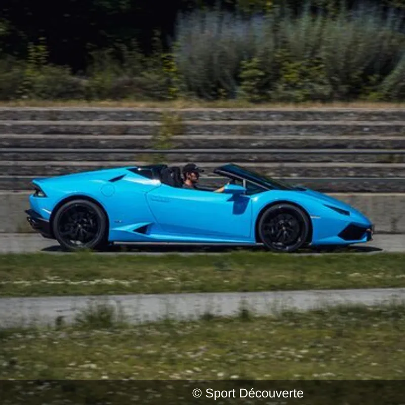 Pilotage sur Route Lamborghini Huracan Spyder à Mulhouse