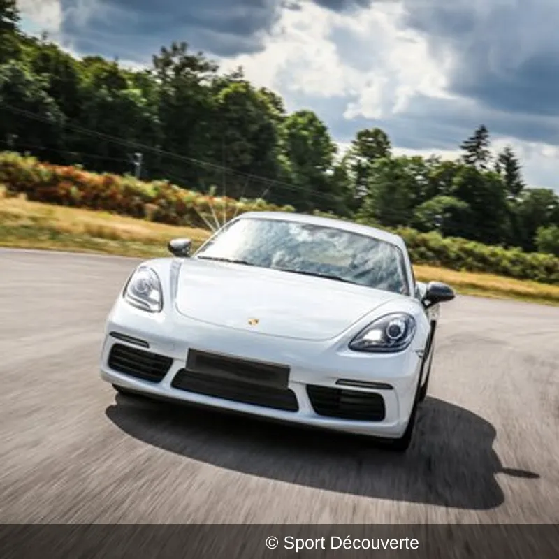Stage de Glisse en Porsche 718 Cayman sur le circuit de Chambley