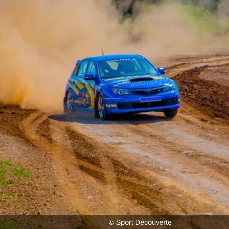 Stage Rallye en Subaru près d’Alès sur le circuit de Saint Brès